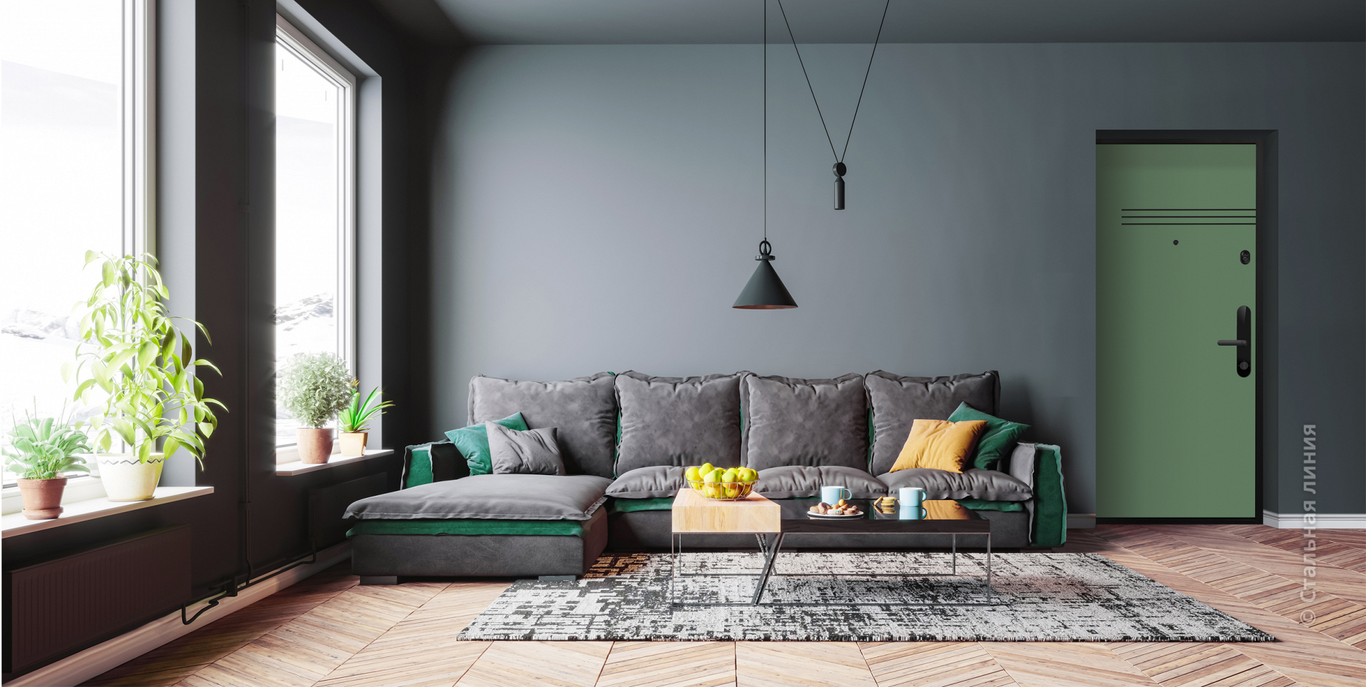 Входная дверь «Винсент» с умным замком