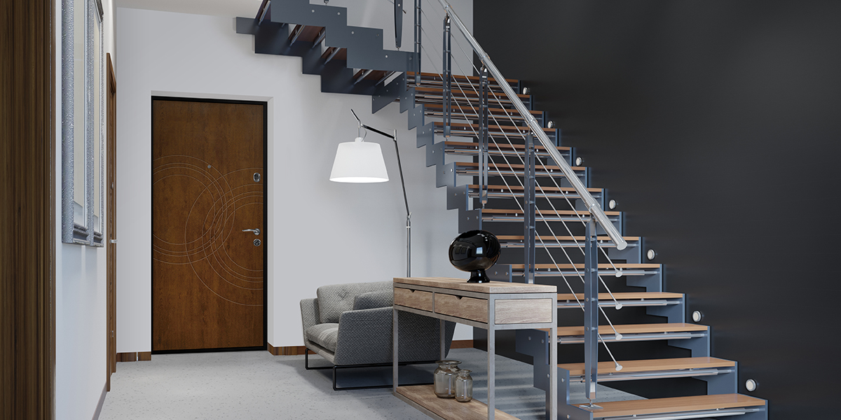 Дверь «Саунд» в&nbsp;интерьере