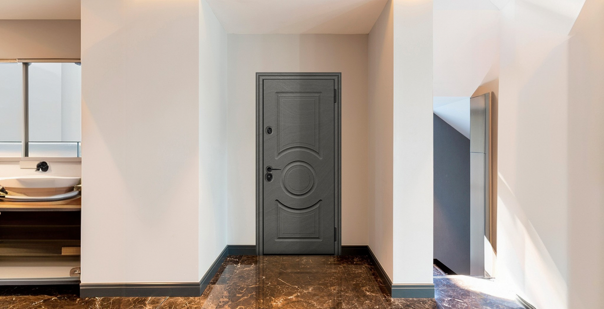 Непромерзающие уличные двери из оцинкованной стали