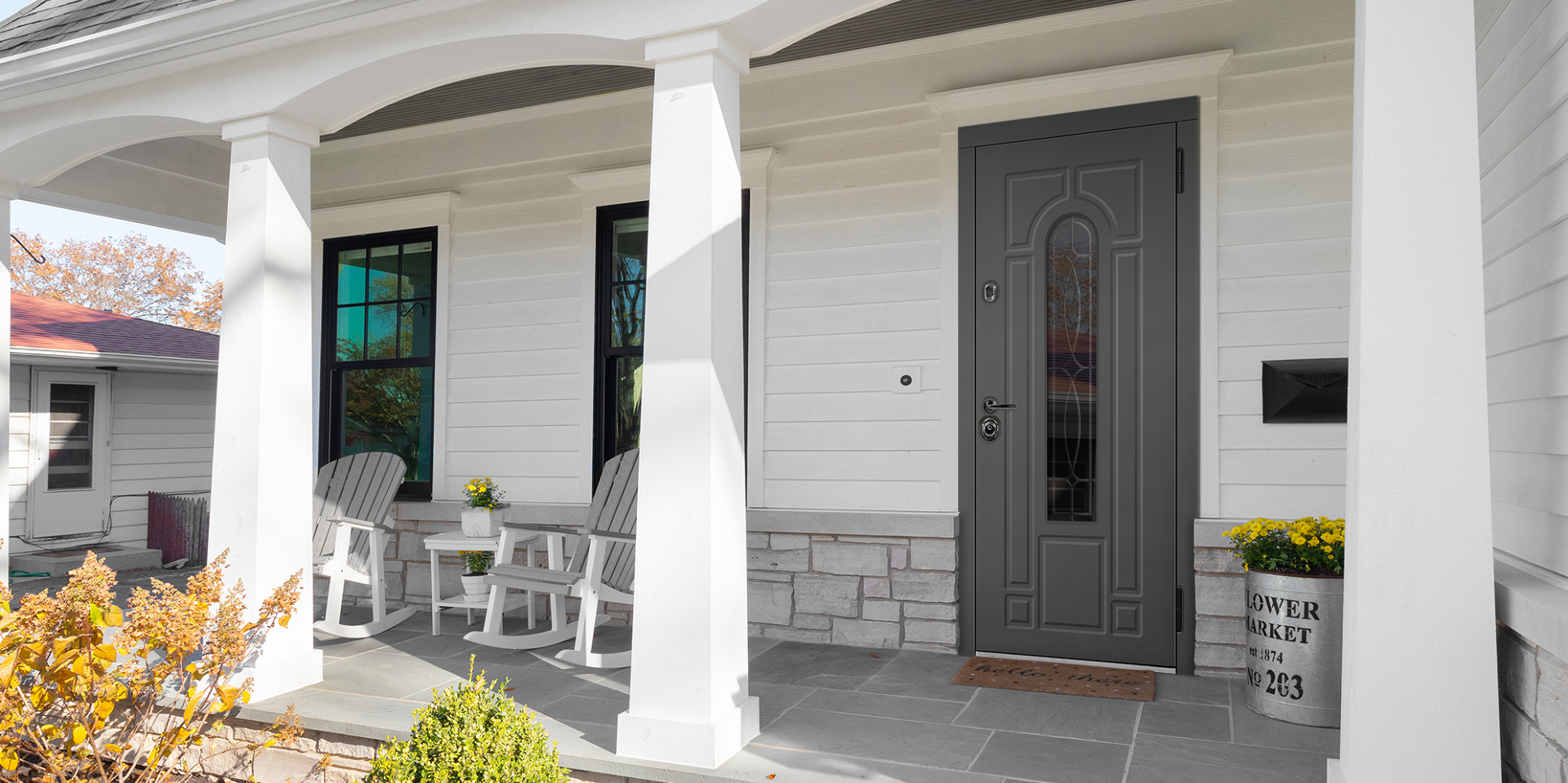 Модель «Арабелла» — входная дверь с отделкой SteelLak®